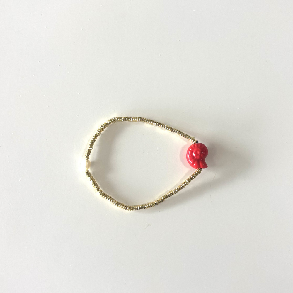 HEI TAI Gold Bracelet NAUTILUS RED