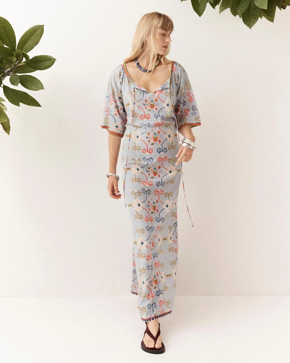 KINGA CSILLA Esmi Primavera Maxi Dress