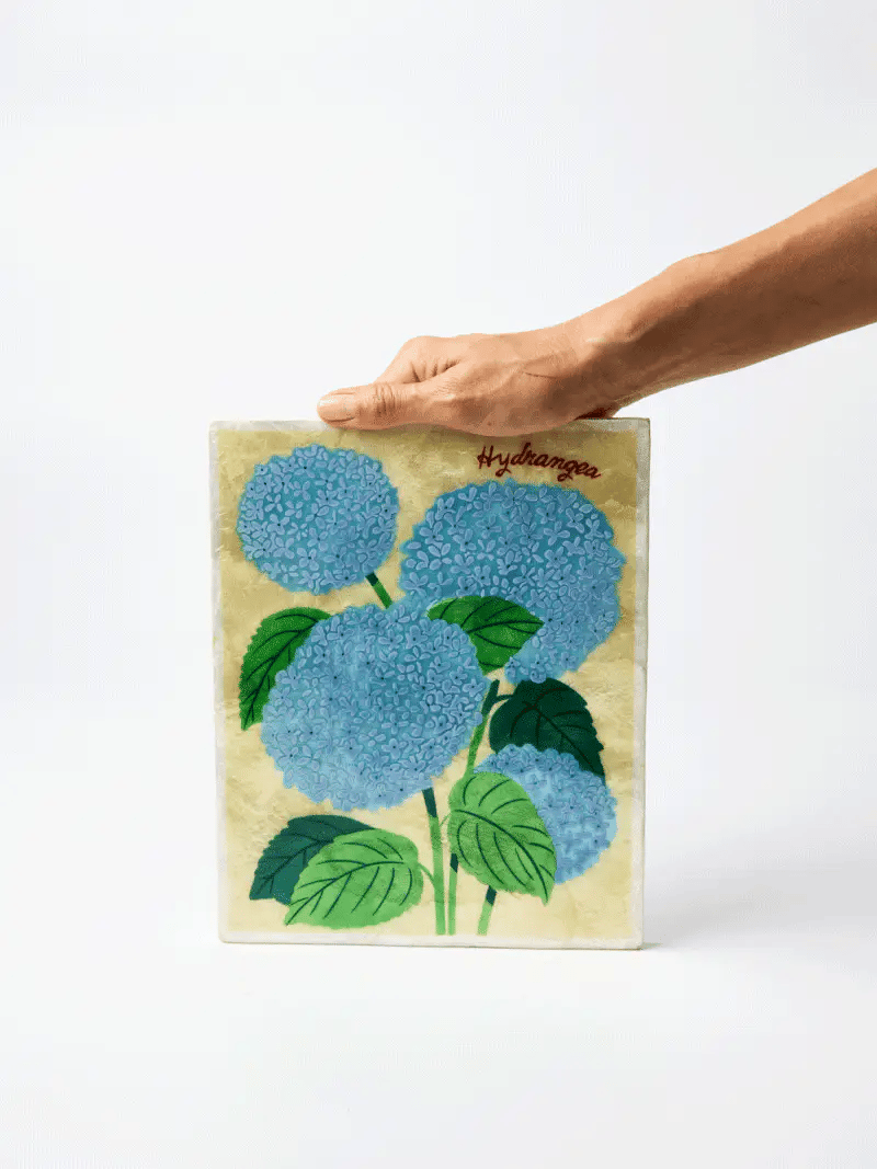 JONES & CO Market Wall Art HYDRANGEA