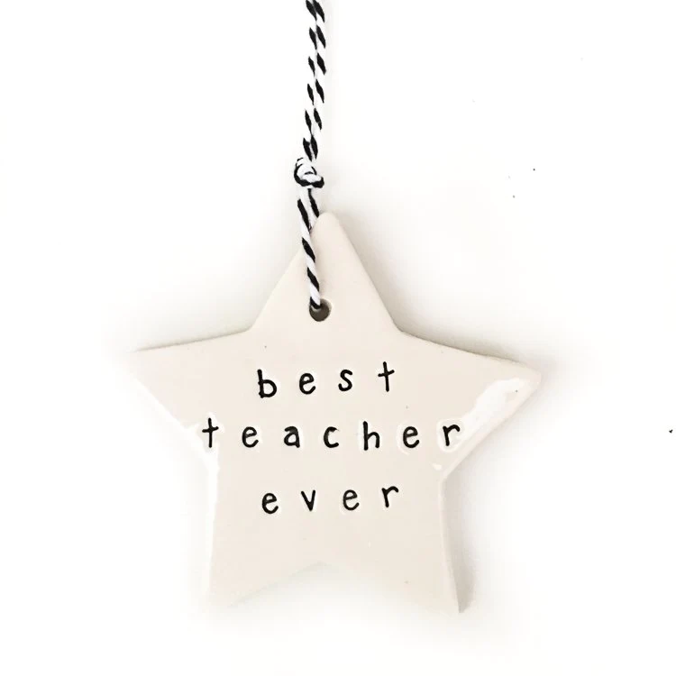 CARO C Christmas Star BEST TEACHER