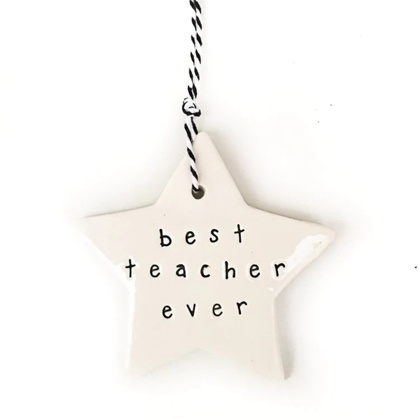 CARO C Christmas Star BEST TEACHER