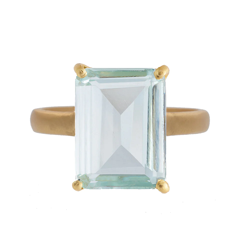 RT23 Glass Ring AQUAMARINE