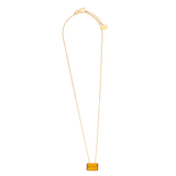 RUBY TEVA Glass Pendant Chain CITRINE