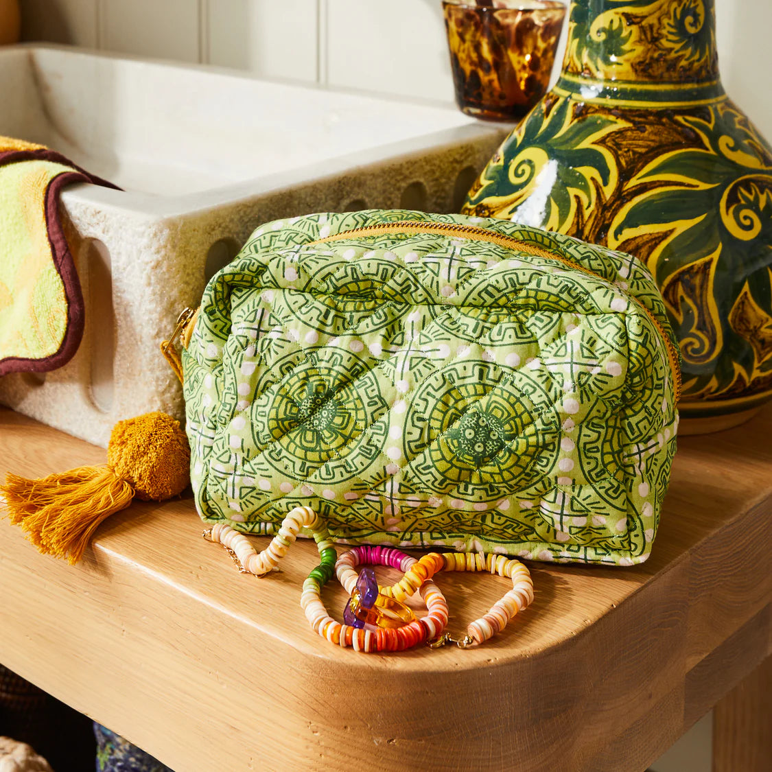 SAGE X CLARE Gabriella Beauty Bag