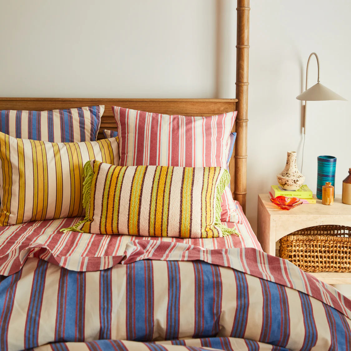 SAGE X CLARE Selene Woven Cushion Dune