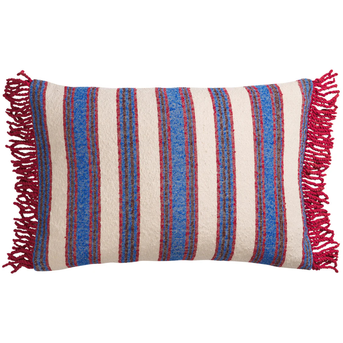 SAGE X CLARE Selene Woven Cushion Azure