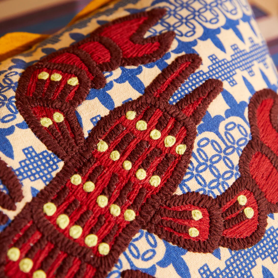 SAGE X CLARE Esme Embroidered Cushion