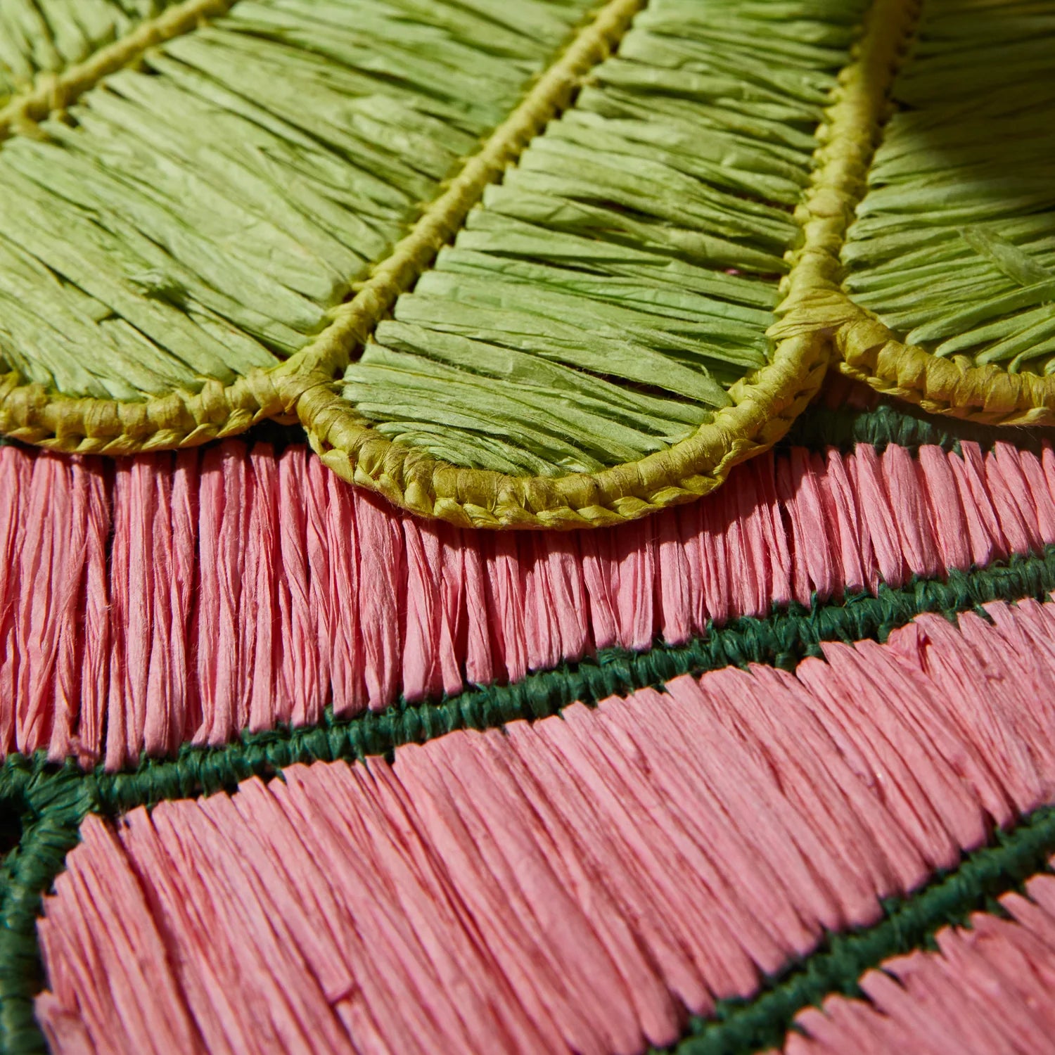 SAGE X CLARE Mia Placemet Set KEY LIME