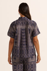 Zoe Kratzmann Jaunt Top MIDNIGHT AZTEC