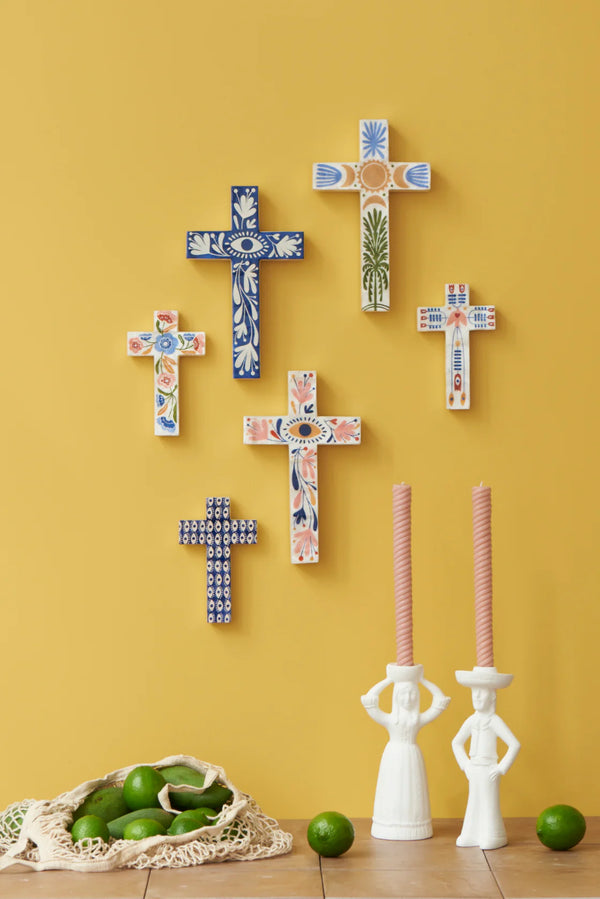 JONES & CO Tulum Cross Small FLORAL