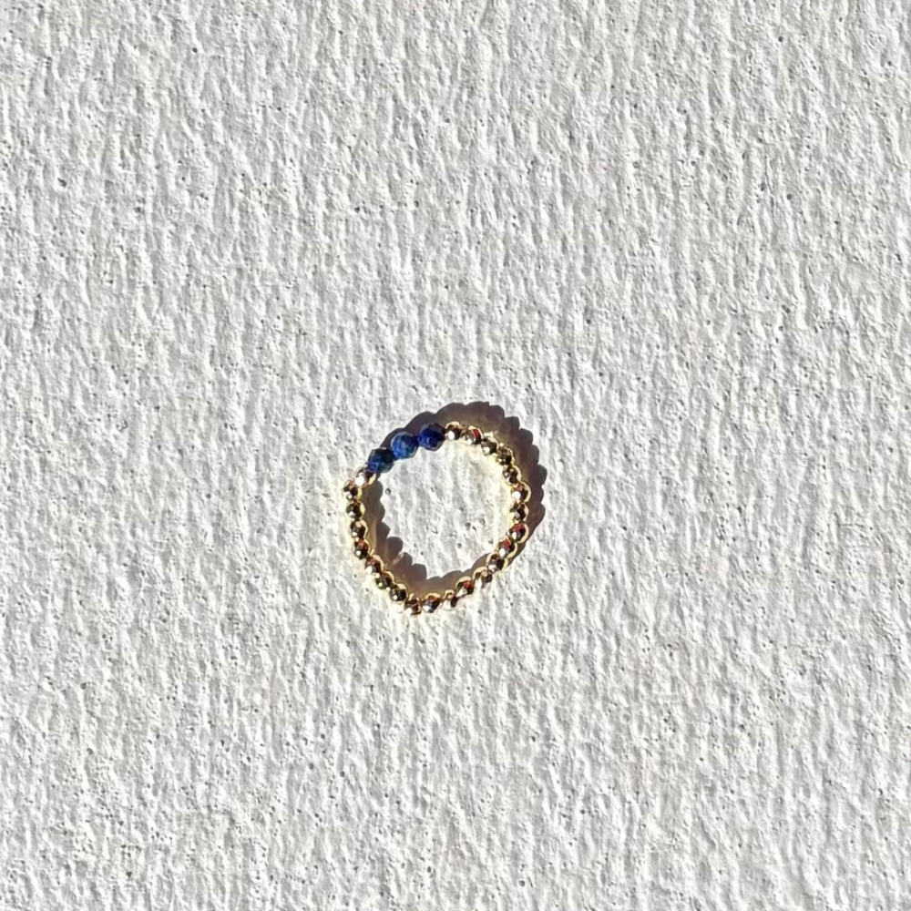 HEI TAI Gold Juju Ring LAPIS LAZULI