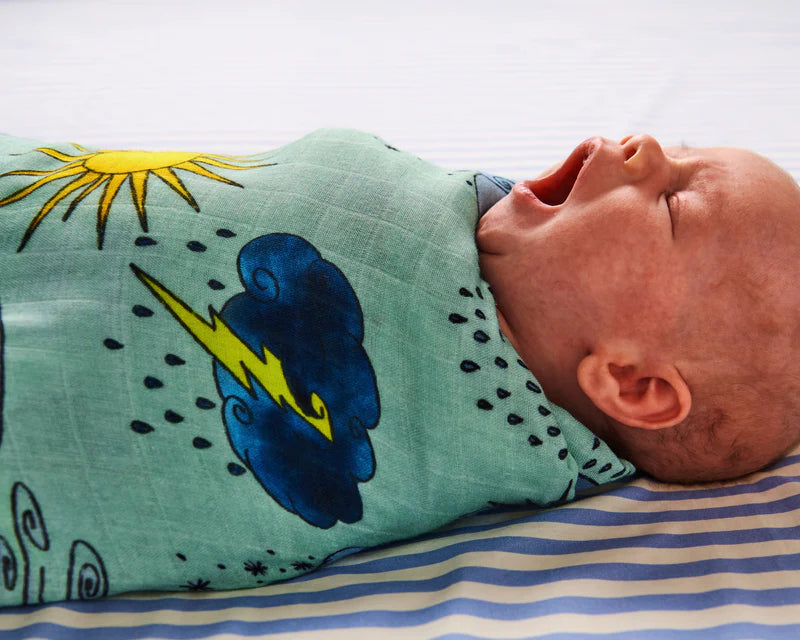 KIP & CO Bamboo Swaddle WEATHER REPORT