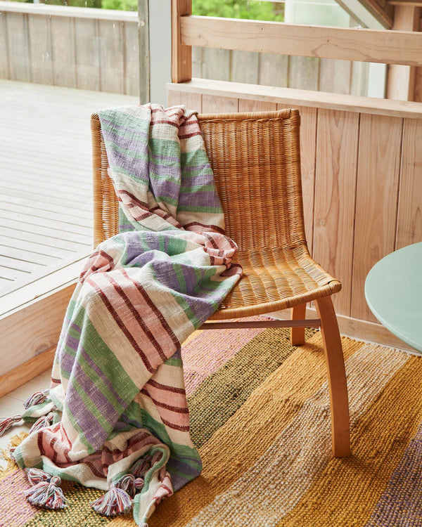 KIP & CO Woven Throw ISLAND DELIGHT