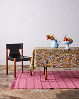 KIP & CO Linen Tablecloth 145 x 270cm BIRDS OF PARADISE