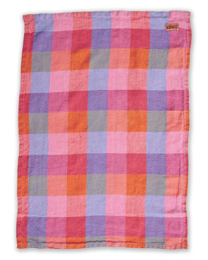 KIP & CO Linen Tea Towel TUTTI FRUTTI