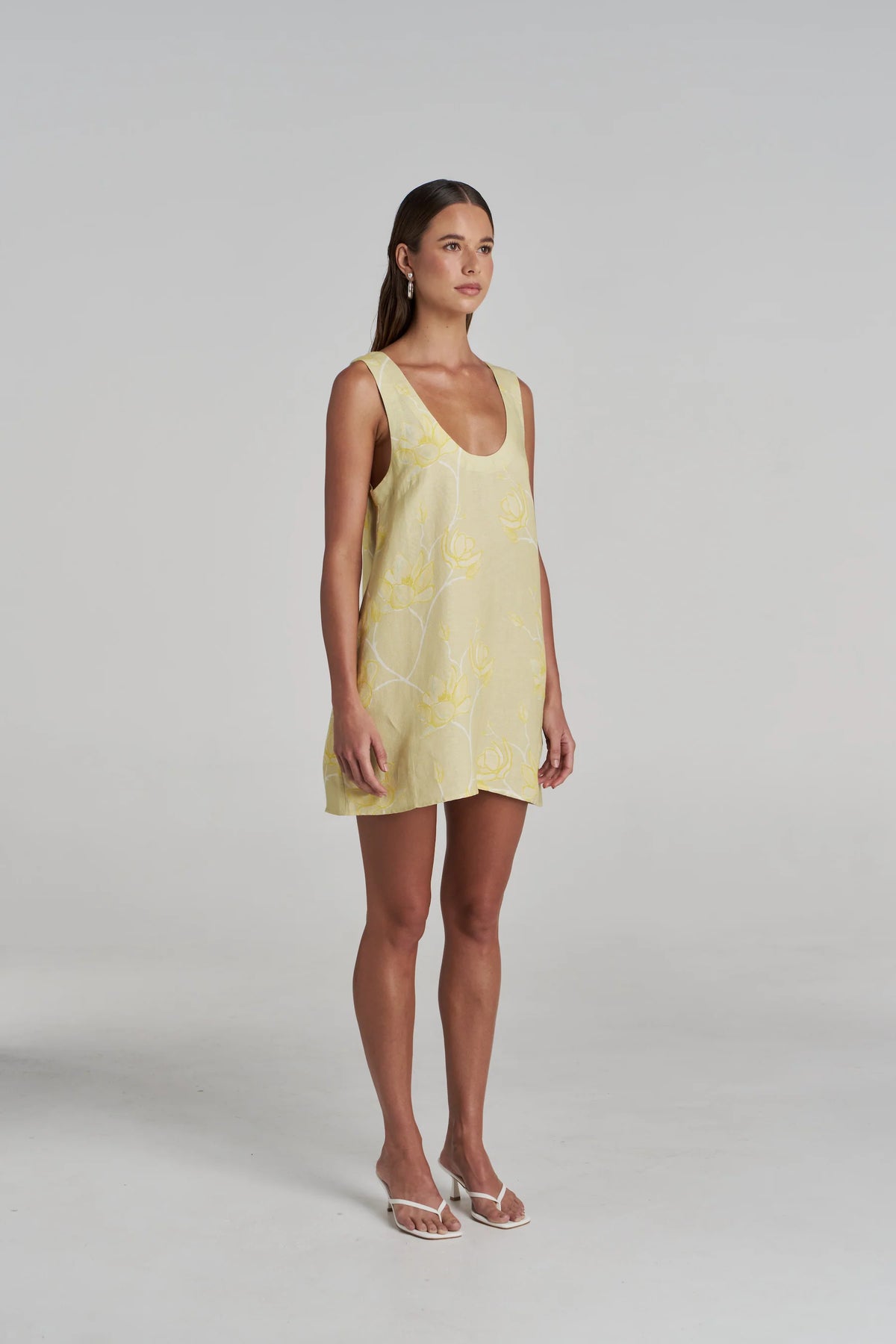 SUMMI SUMMI Flora Mini Dress MAGNOLIA