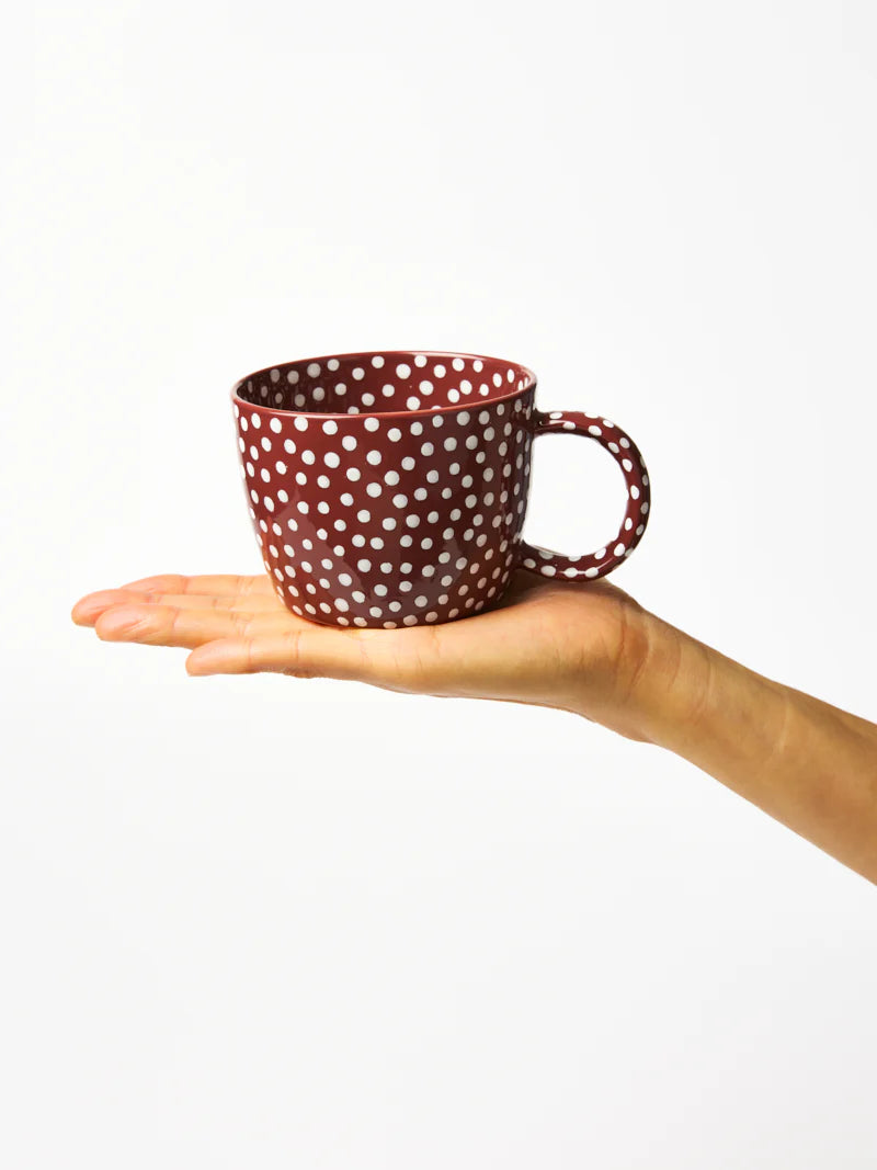 JONES & CO Chino Mug MAHOGANY SPRINKLE