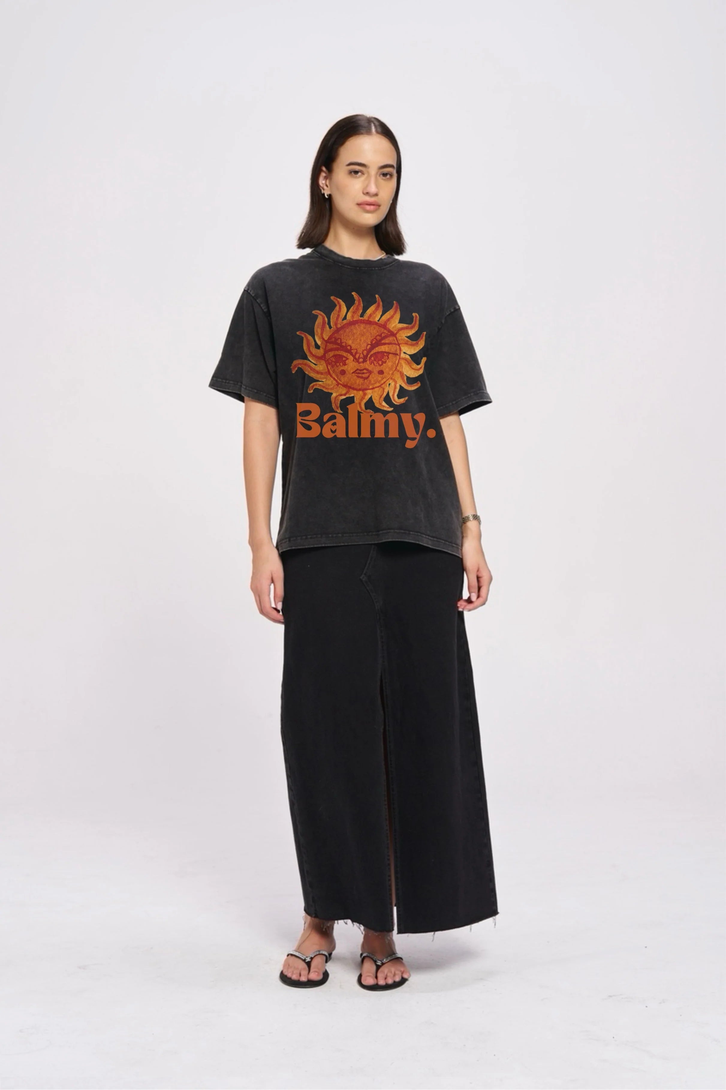MAKU Balmy Tee ACID WASH