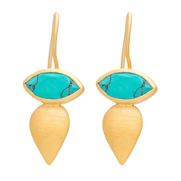 Ruby Teva Mali Earrings TURQUOISE