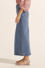 ZOE KRATZMANN Meridian Skirt MID WASH DENIM