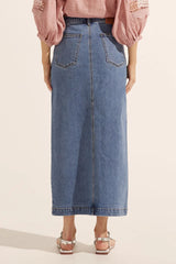 ZOE KRATZMANN Meridian Skirt MID WASH DENIM