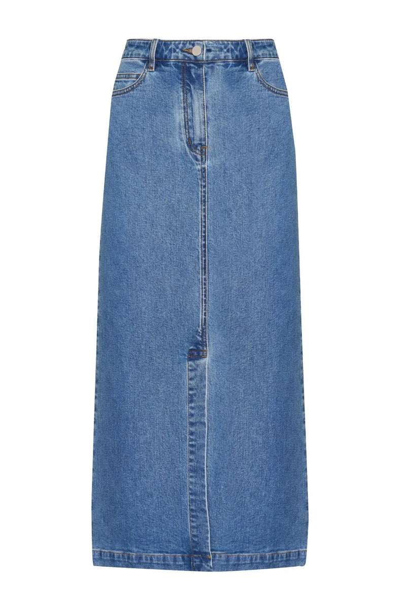 ZOE KRATZMANN Meridian Skirt MID WASH DENIM