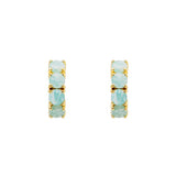 FAIRLEY Midi Hoops AMAZONITE