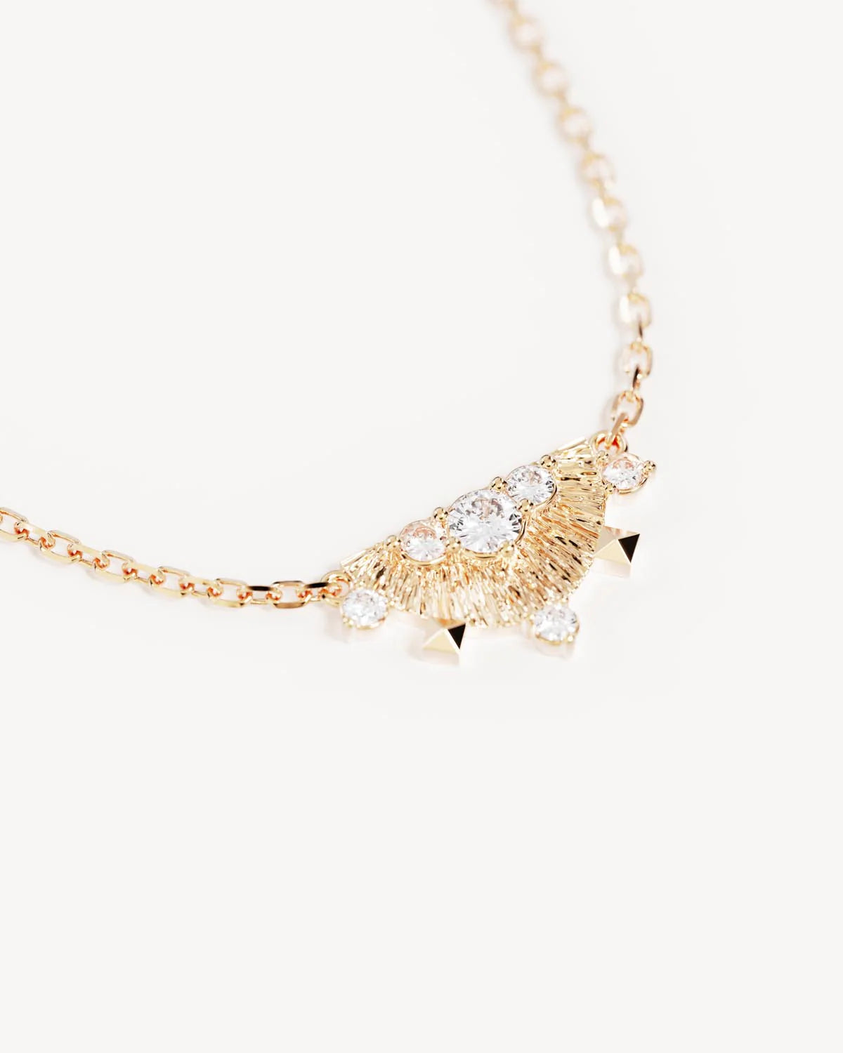 By Charlotte Lotus Rain Necklace GOLD
