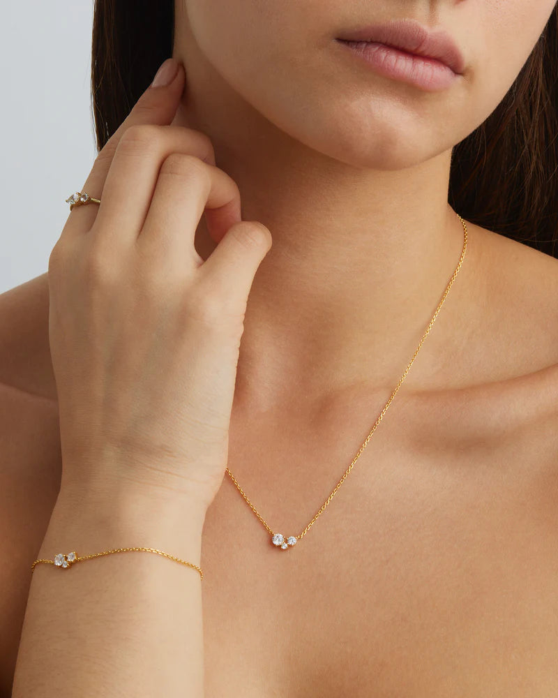 By Charlotte Whispers of Love Necklace GOLD