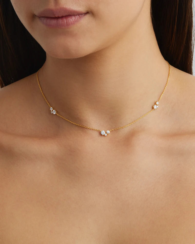 By Charlotte Whispers of Love Choker GOLD