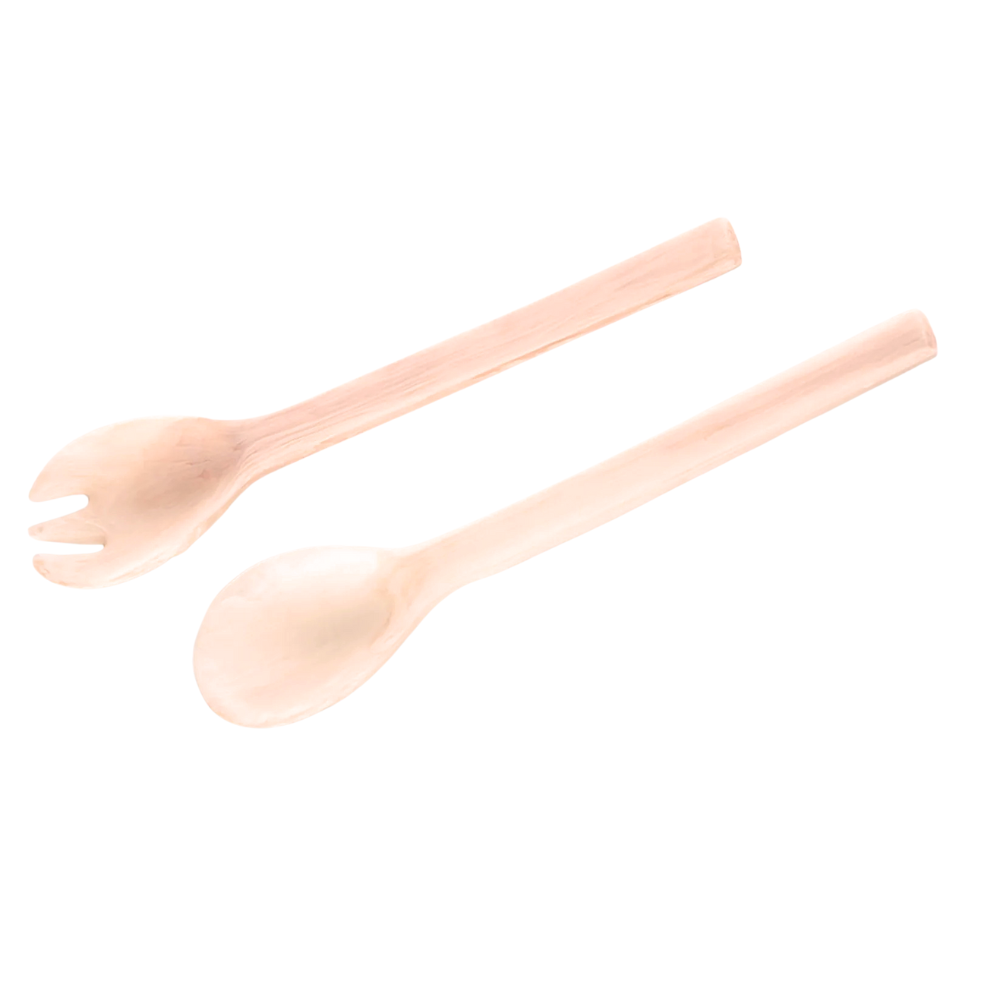NASHI Everyday Salad Servers BLUSH