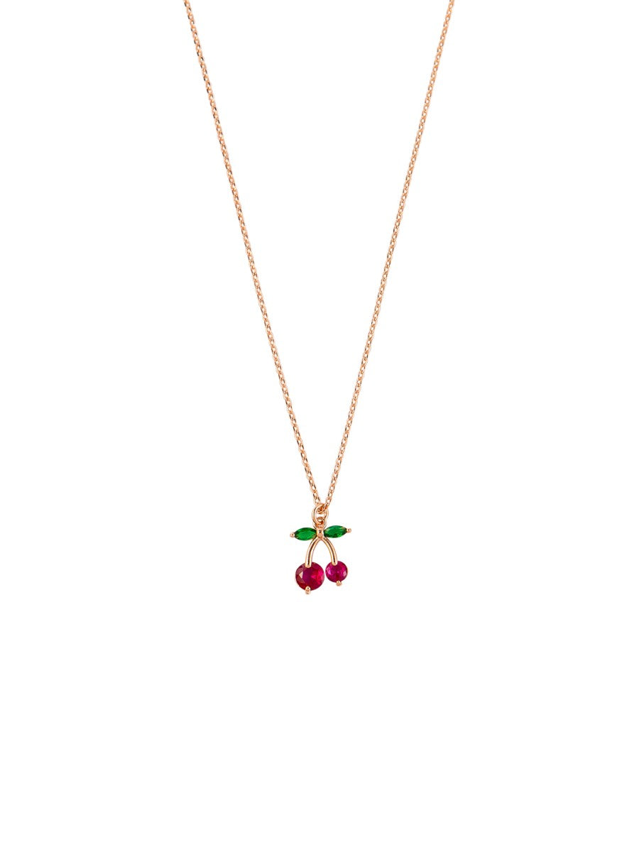 Tiger Tree Sweet Cherry Necklace