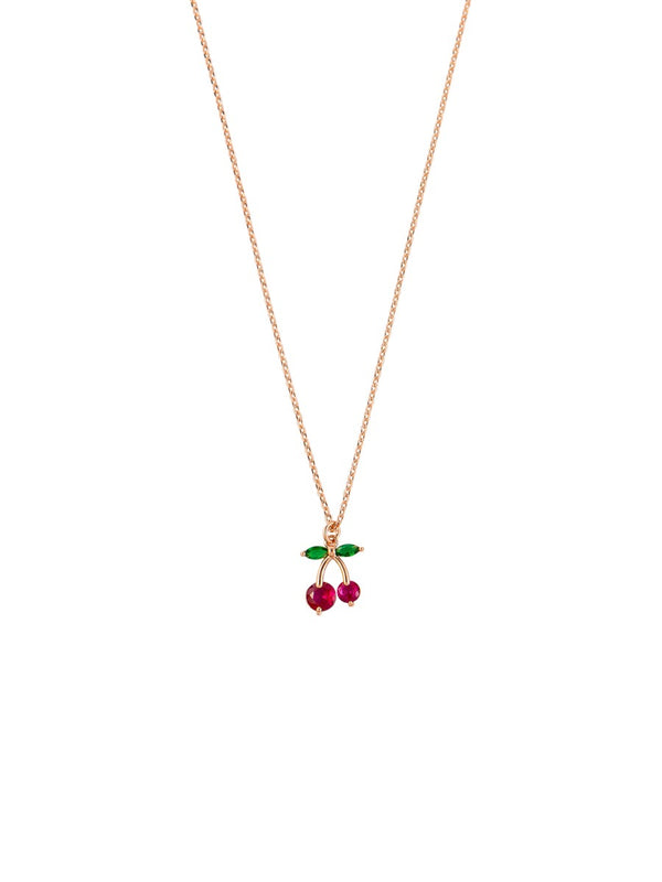 Tiger Tree Sweet Cherry Necklace