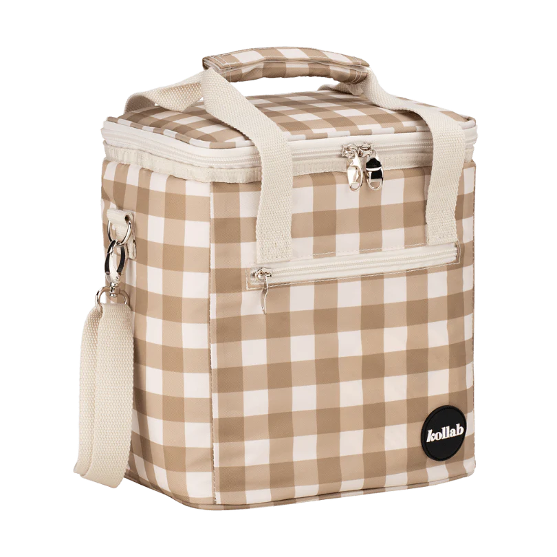 KOLLAB Mini Cooler OLIVE CHECK