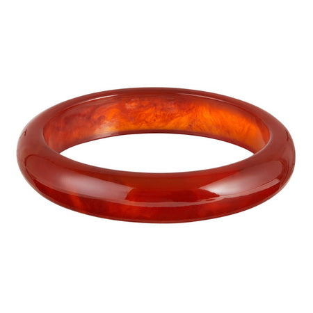 Block Resin Bangle RED