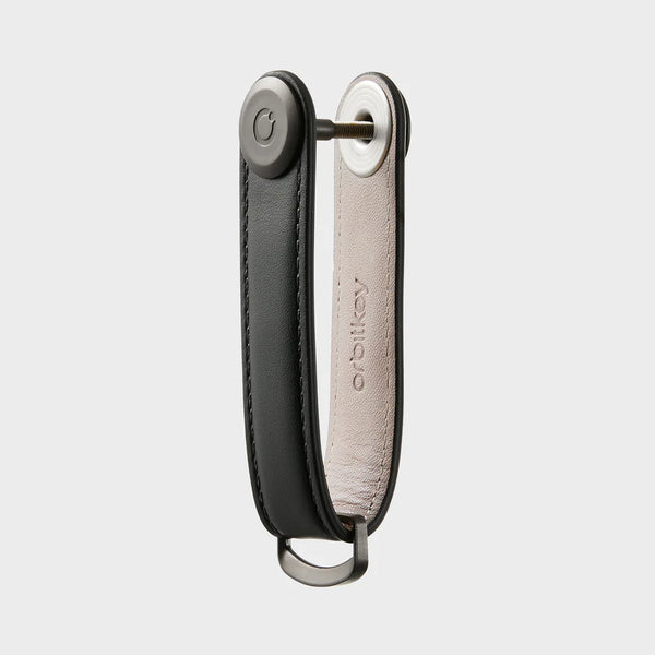 ORBITKEY Leather Key Organiser BLACK