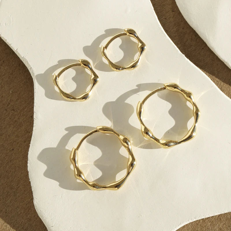 Linda Organica Hoops GOLD