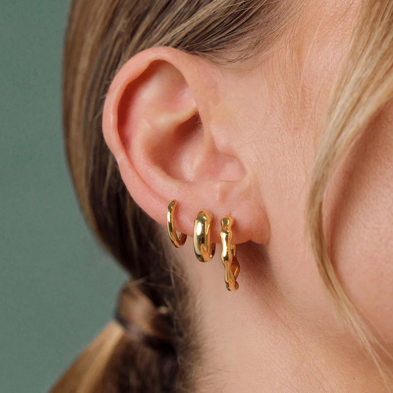 Linda Organica Hoops GOLD
