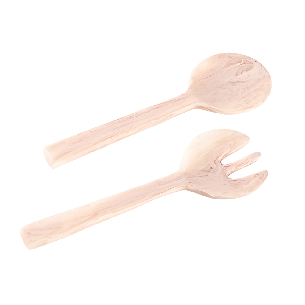 NASHI Long Salad Servers BLUSH