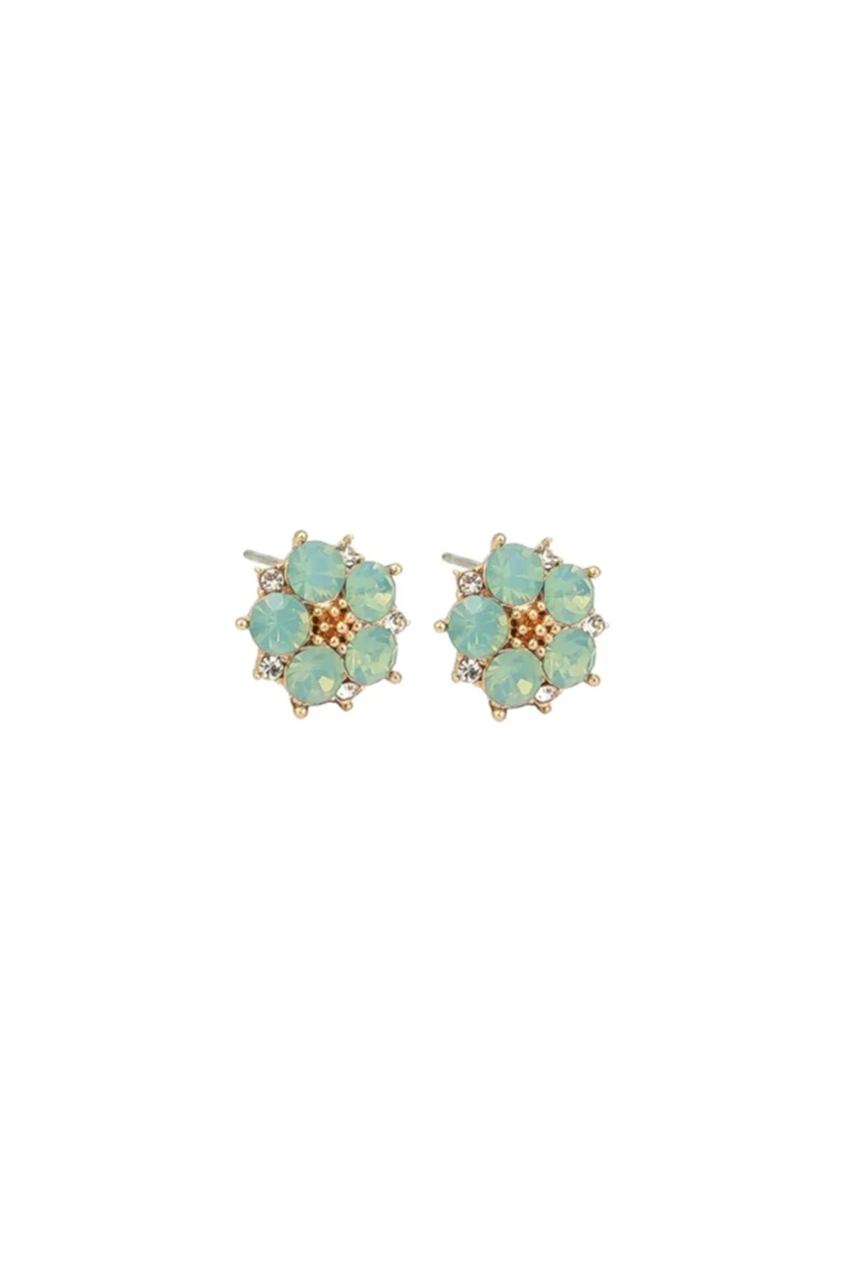 TT24 Crystal Flower Studs PACIFIC OPAL