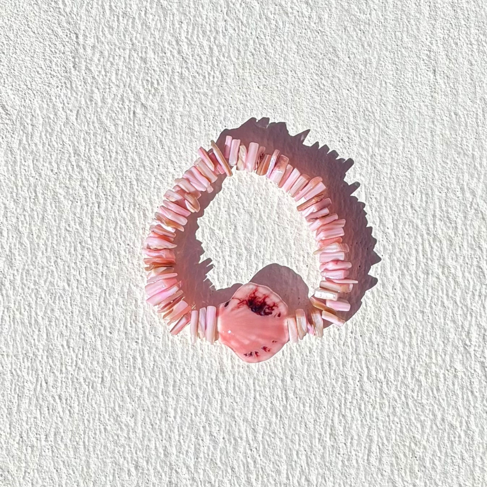 HEI TAI Pantai Bracelet FAN SHELL PINK