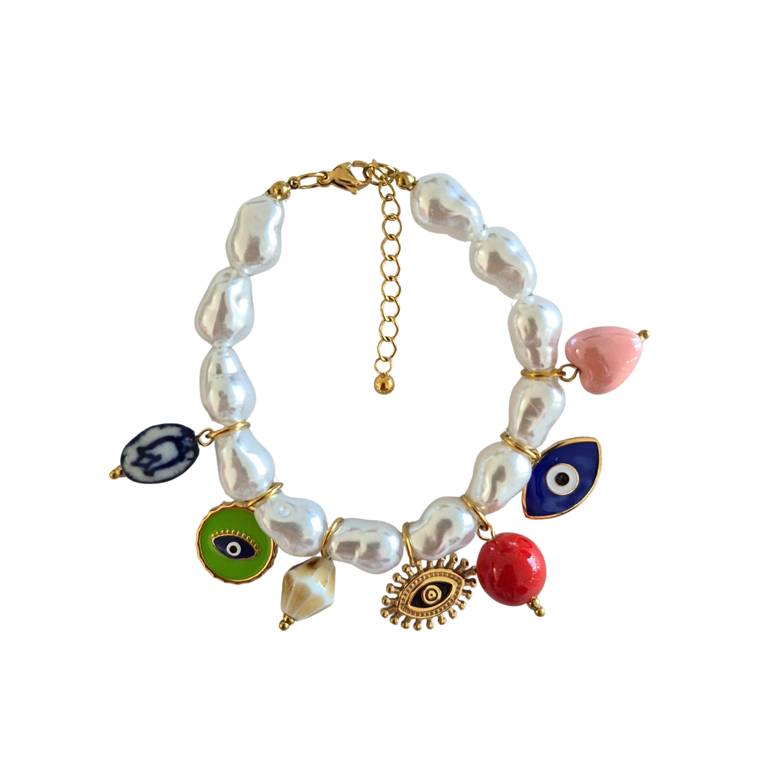 Charm Bracelet GREEK EYE