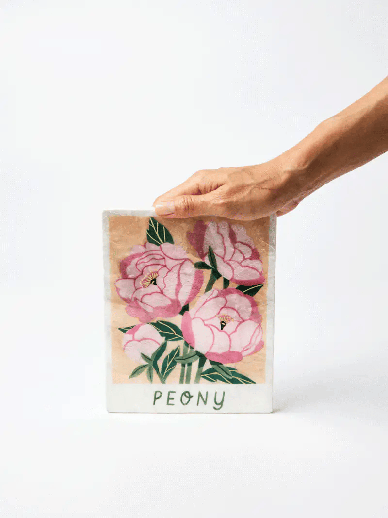 JONES & CO Market Wall Art PEONY