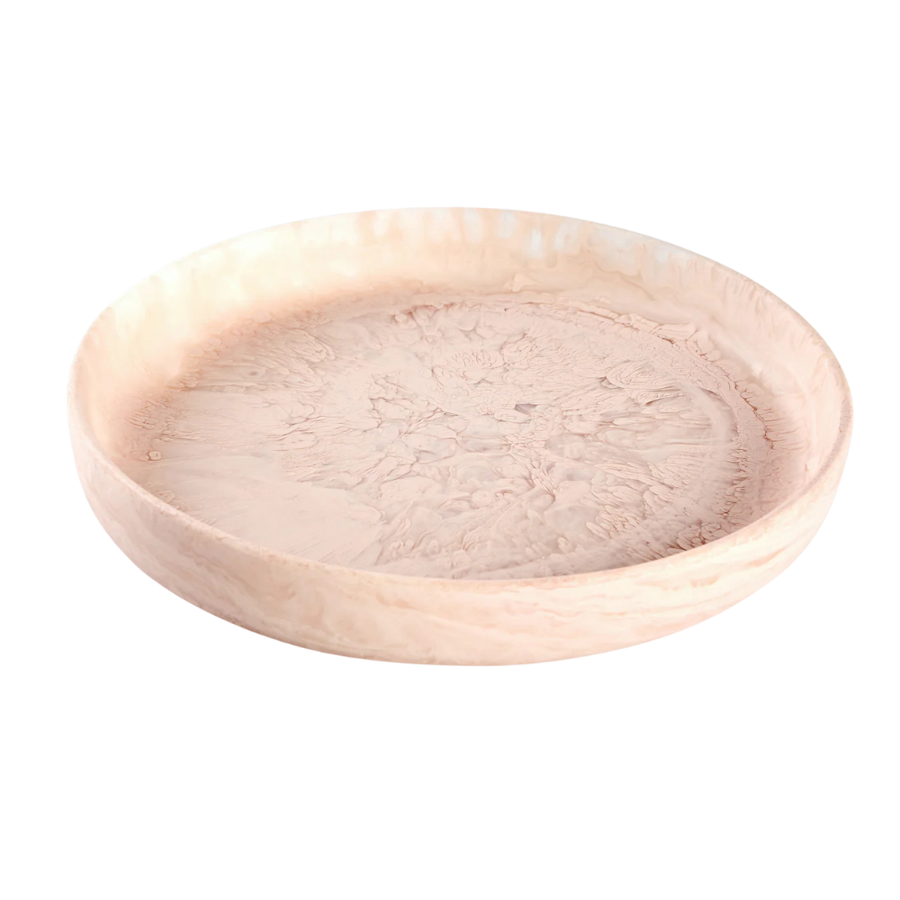 NASHI Signature Round Platter Small BLUSH