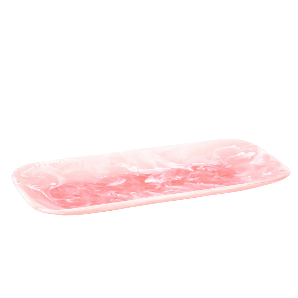 NASHI Classic Rectangle Platter PINK SWIRL