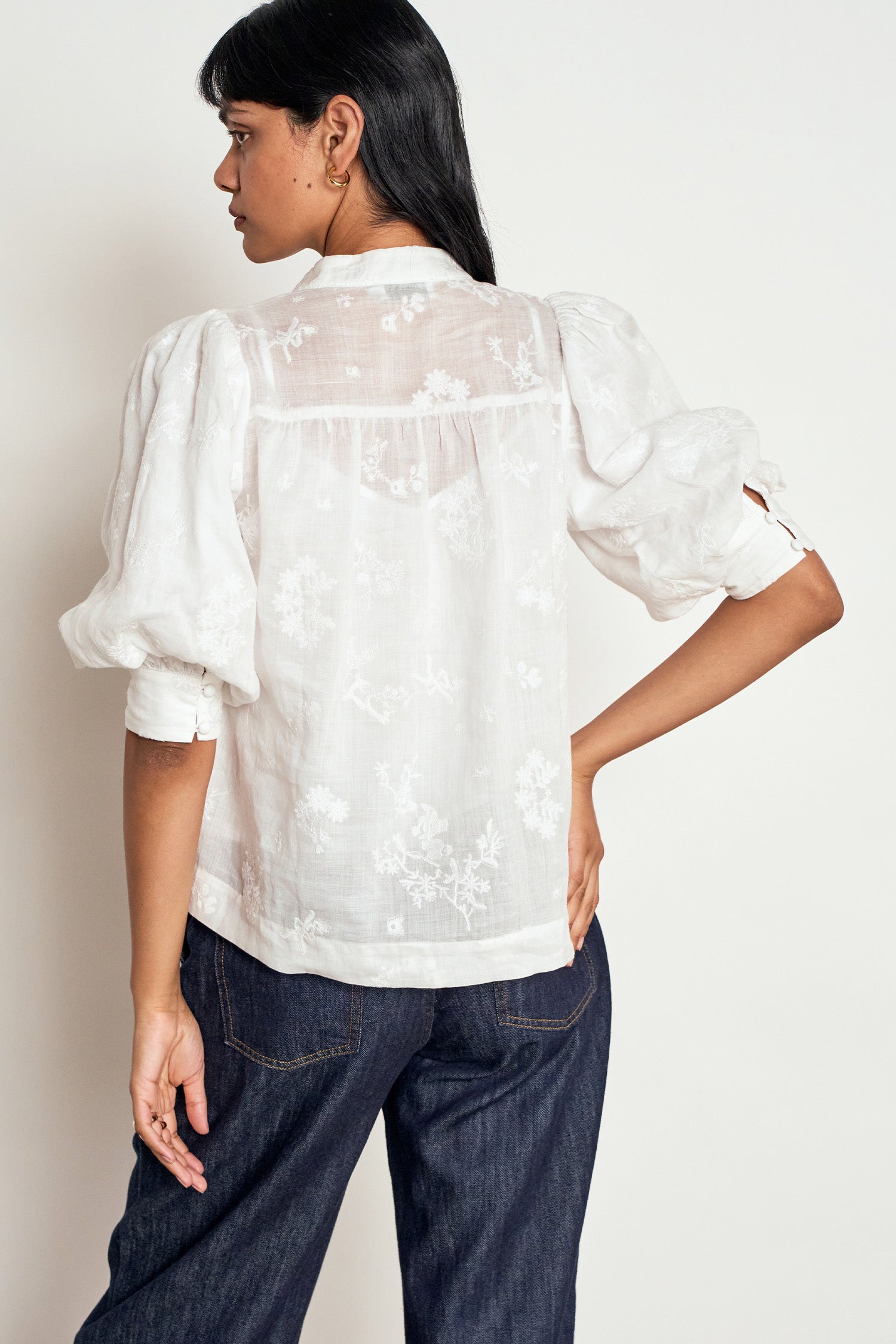 ZOE KRATZMANN Poise Top PORCELAIN