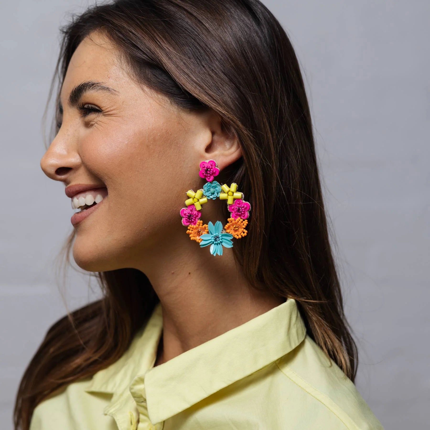 Posie Floral Statement Earrings