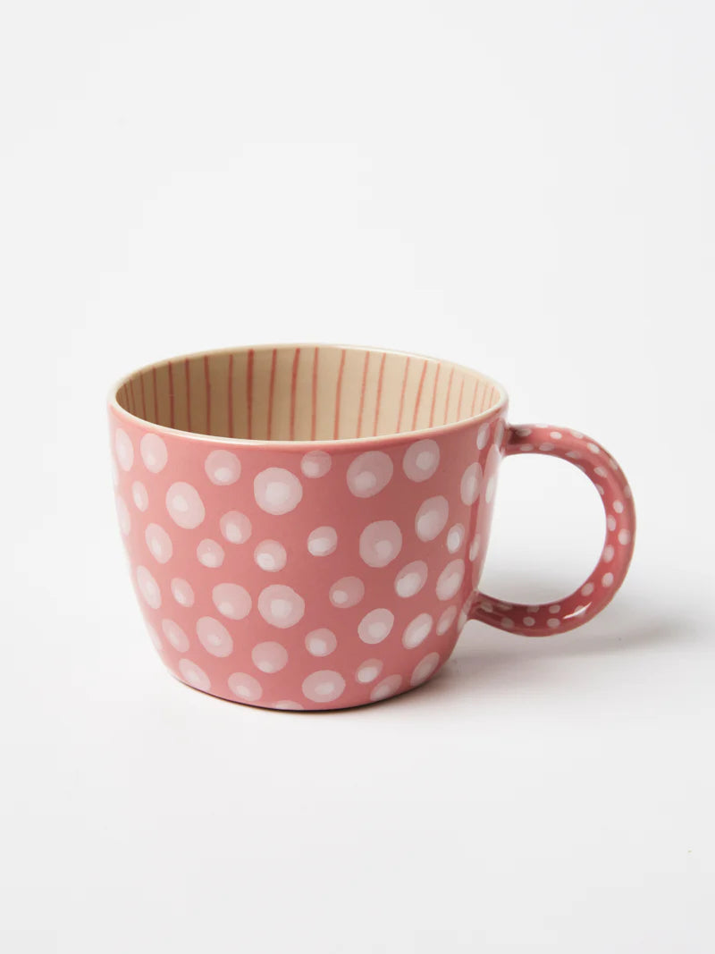 JONES & CO Chino Mug PINK DOT
