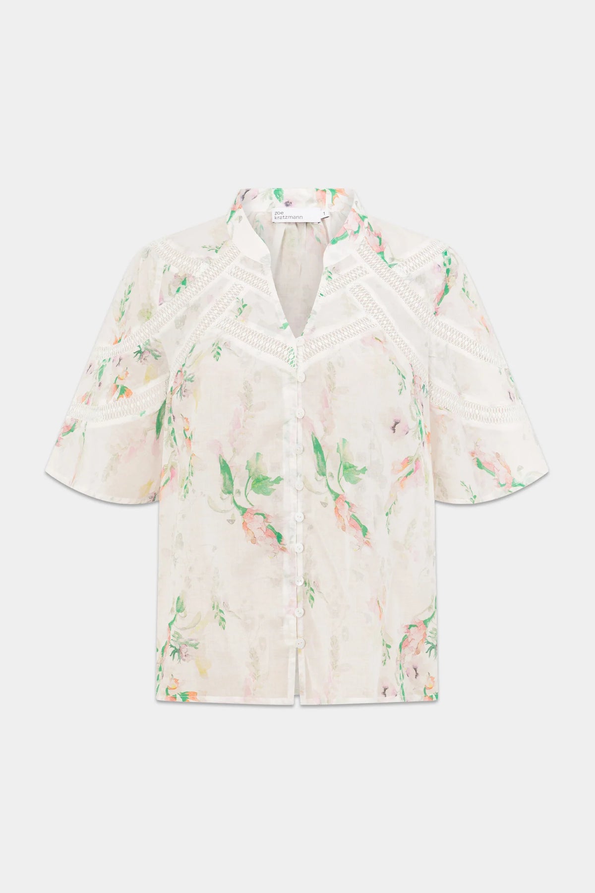 ZOE KRATZMANN Pulse Top PAINTERLY BLOOM
