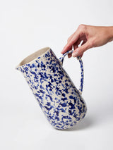 JONES & CO Splatter Jug BLUE